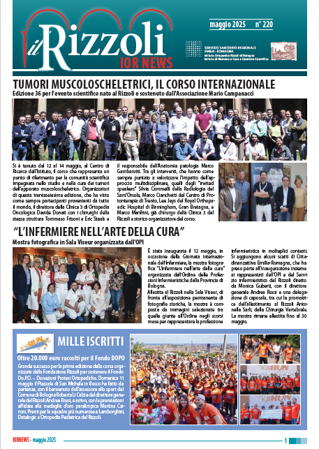 Il Rizzoli IOR News - maggio 2025