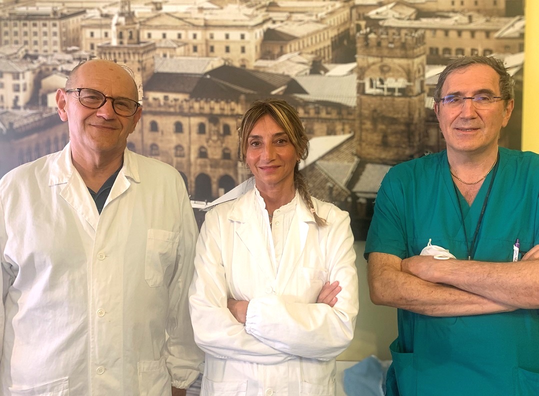 From left: Dr. Michele Rocca, Prof. Giuliana Simonazzi, Prof. Gianluigi Pilu